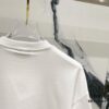 BALMAIN 260g Crew Neck Short Sleeve T-Shirt with Brand Overlapping Letter Print Logo Design