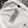 BALMAIN 260g Crew Neck Short Sleeve T-Shirt with Brand Overlapping Letter Print Logo Design