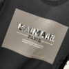 6931a4e2ccd8ab3d7af99331 BALMAIN 260g Crew Neck Short Sleeve T-Shirt with Brand Overlapping Letter Print Logo Design