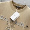6931a4e3ccd8ab3d7af9934d BALMAIN 260g Crew Neck Short Sleeve T-Shirt with Reflective 3M Logo