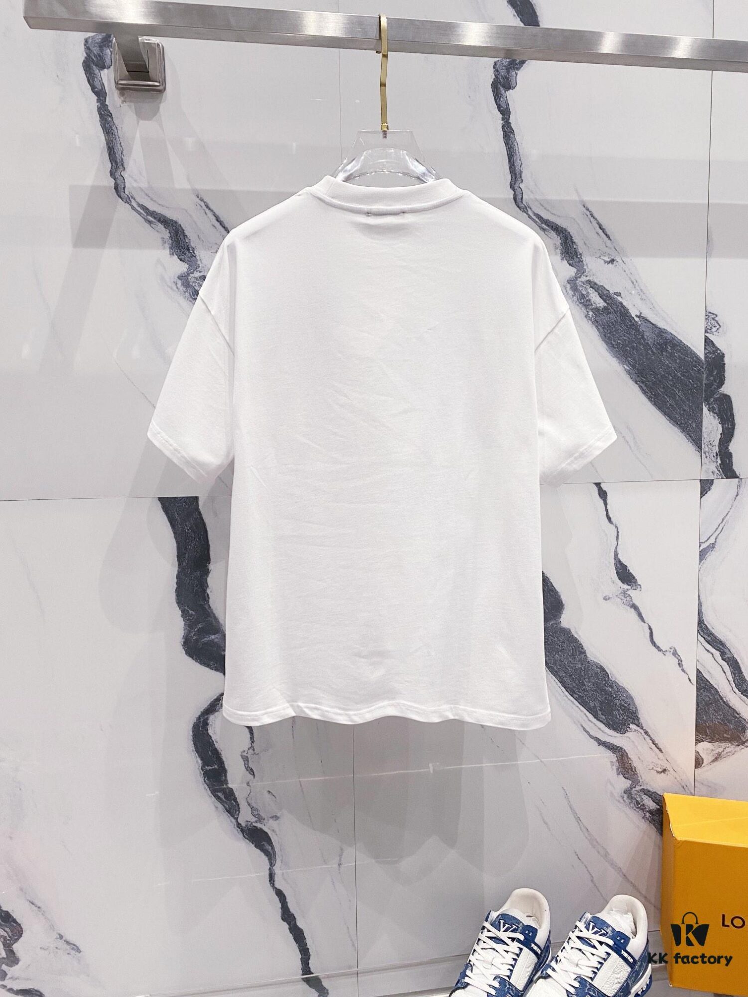 6931a4e4ccd8ab3d7af99354 BALMAIN 260g Round Neck Short Sleeve T-Shirt with Reflective 3M Brand Embossed Logo