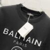 6931a4e4ccd8ab3d7af99361 BALMAIN 260g Crew Neck Short Sleeve T-Shirt with Reflective 3M Logo