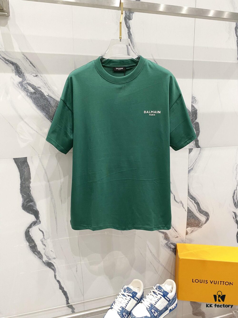 6931a4e5ccd8ab3d7af9936d BALMAIN Crew Neck Short Sleeve T-Shirt 260g