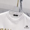 6931a4e6ccd8ab3d7af99389 BALMAIN Crew Neck Short Sleeve T-Shirt 260g Classic Gold Foil Logo Print
