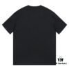 6931a4e8ccd8ab3d7af9939e BALMAN Round Neck Short Sleeve T-Shirt with Minimalist 3D Letter Print Logo