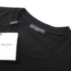 6931a4e8ccd8ab3d7af993a0 BALMAN Round Neck Short Sleeve T-Shirt with Minimalist 3D Letter Print Logo