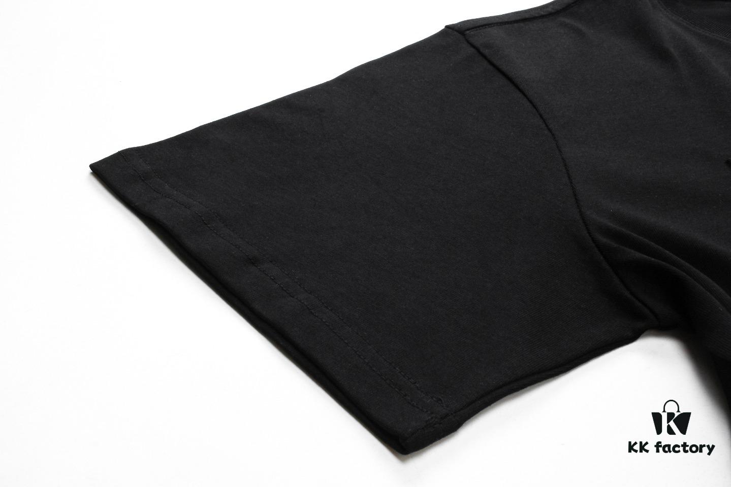 6931a4e8ccd8ab3d7af993a2 BALMAN Round Neck Short Sleeve T-Shirt with Minimalist 3D Letter Print Logo