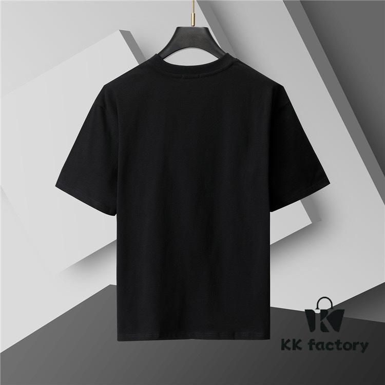 6931a4e9ccd8ab3d7af993b1 2025 Spring and Summer New Arrival T-Shirt, Men's Crew Neck Classic Logo T-Shirt Made from Imported Custom Fabric, Premium Quality Exuding Luxury