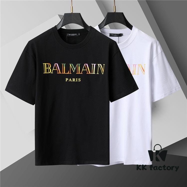 2025 Spring and Summer New Arrival T-Shirt, Men's Crew Neck Classic Logo T-Shirt Made from Imported Custom Fabric, High-End Quality Exuding Luxury