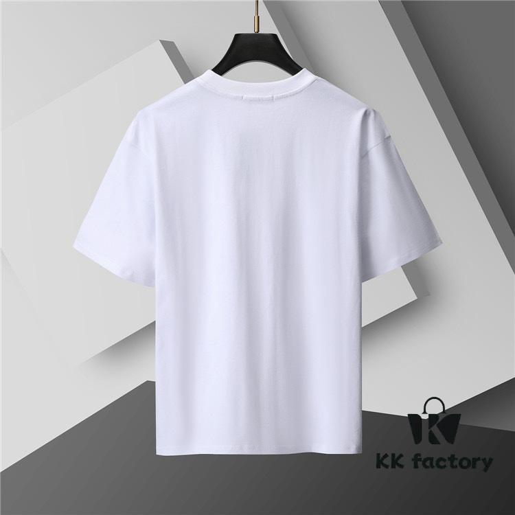 6931a4e9ccd8ab3d7af993ba 2025 Spring and Summer New Arrival T-Shirt, Men's Crew Neck Classic Logo T-Shirt Made from Imported Custom Fabric, High-End Quality Exuding Luxury