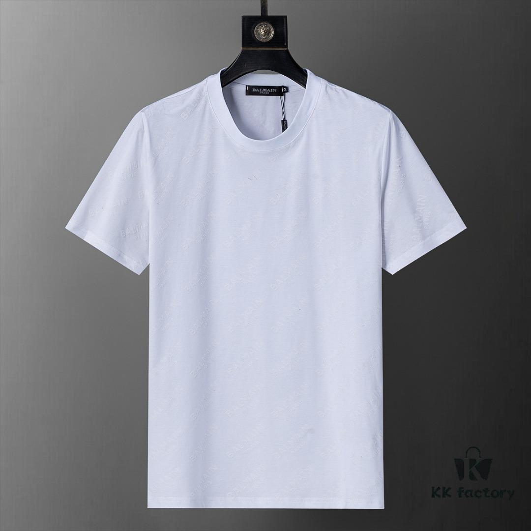 6931a4e9ccd8ab3d7af993c1 2025 New Arrival T-Shirt, All-Over Flocked Print, Exquisite Craftsmanship, Official Website Synchronized, Classic Fashionable and Versatile