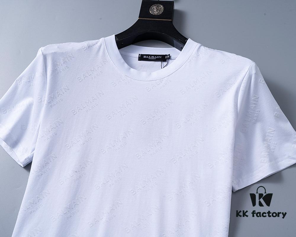 6931a4eaccd8ab3d7af993c3 2025 New Arrival T-Shirt, All-Over Flocked Print, Exquisite Craftsmanship, Official Website Synchronized, Classic Fashionable and Versatile