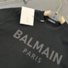 6931a4ebccd8ab3d7af993d6 Balmain Heavyweight 320g Cotton T-Shirt, Thick and Breathable Loose-Fit Fashion Short-Sleeve Crew Neck Tee for Spring and Summer