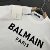 6931a4ebccd8ab3d7af993df Balmain* 320g Heavyweight Cotton T-Shirt, Thick and Breathable, Loose Fit, Silicone Logo Design, Fashion Round Neck Short Sleeve Tee for Spring and Summer