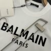 6931a4ebccd8ab3d7af993e4 Balmain* 320g Heavyweight Cotton T-Shirt, Thick and Breathable, Loose Fit, Silicone Logo Design, Fashion Round Neck Short Sleeve Tee for Spring and Summer