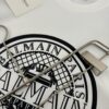 6931a4ecccd8ab3d7af993f3 Balmain* Heavyweight 320g Cotton T-Shirt with Logo Print, Breathable Loose-Fit Short-Sleeve Crew Neck Tee