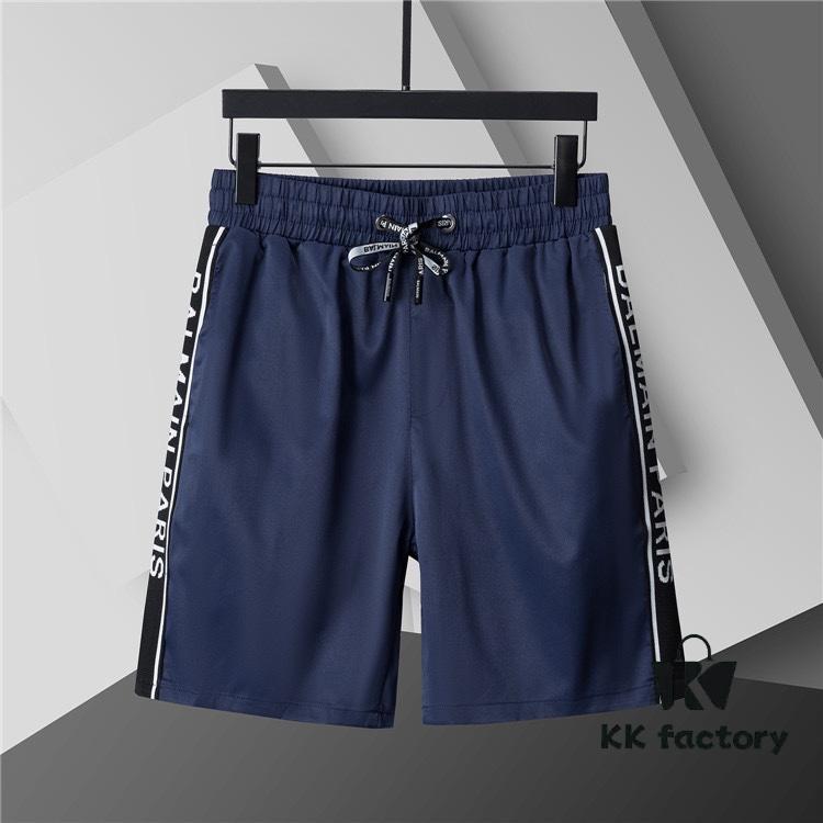 2025 Spring and Summer New Arrival T-Shirt, Men's Crew Neck Classic Logo Beach Shorts Made from Imported Custom Fabric, High-End Quality Exuding Luxury