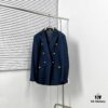 BALMAI* Classic Navy Blue Open-Front Suit