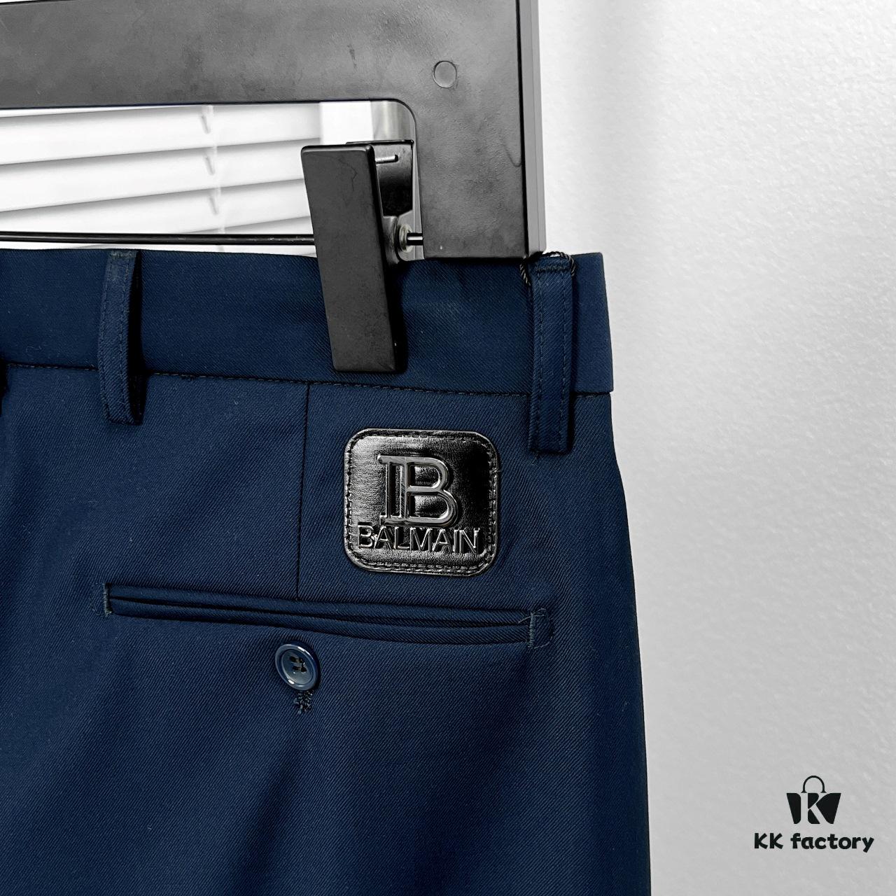 BALMAI* / Balmain Classic Dark Blue Trousers