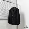 BALMAI* / Balmain Classic Silver Button Double-Breasted Suit