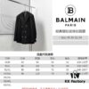BALMAI* / Balmain Classic Silver Button Double-Breasted Suit