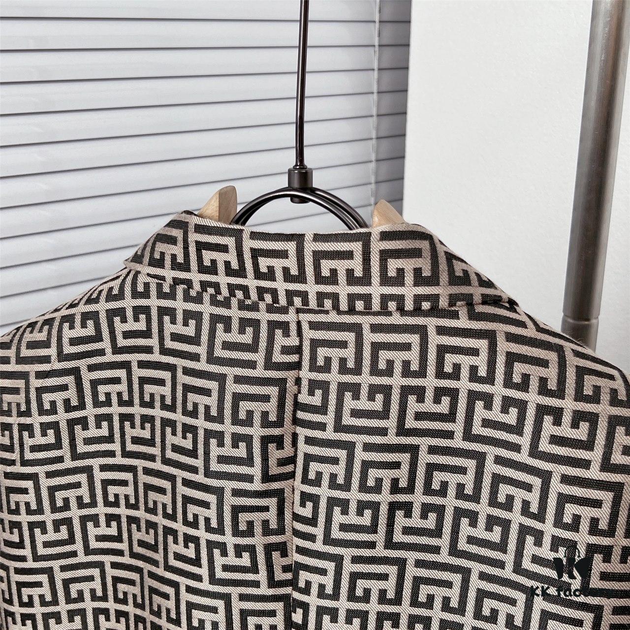 BALMAI*/Balmain Labyrinth Reticular Jacquard Suit