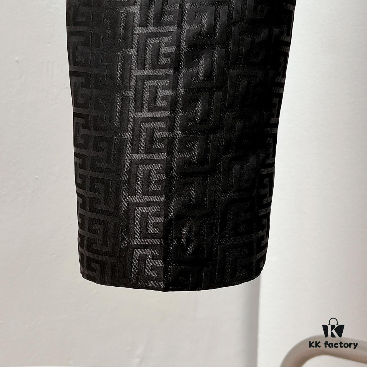 BALMAI* / Balmain Full-Logo Jacquard Patterned Dress Trousers