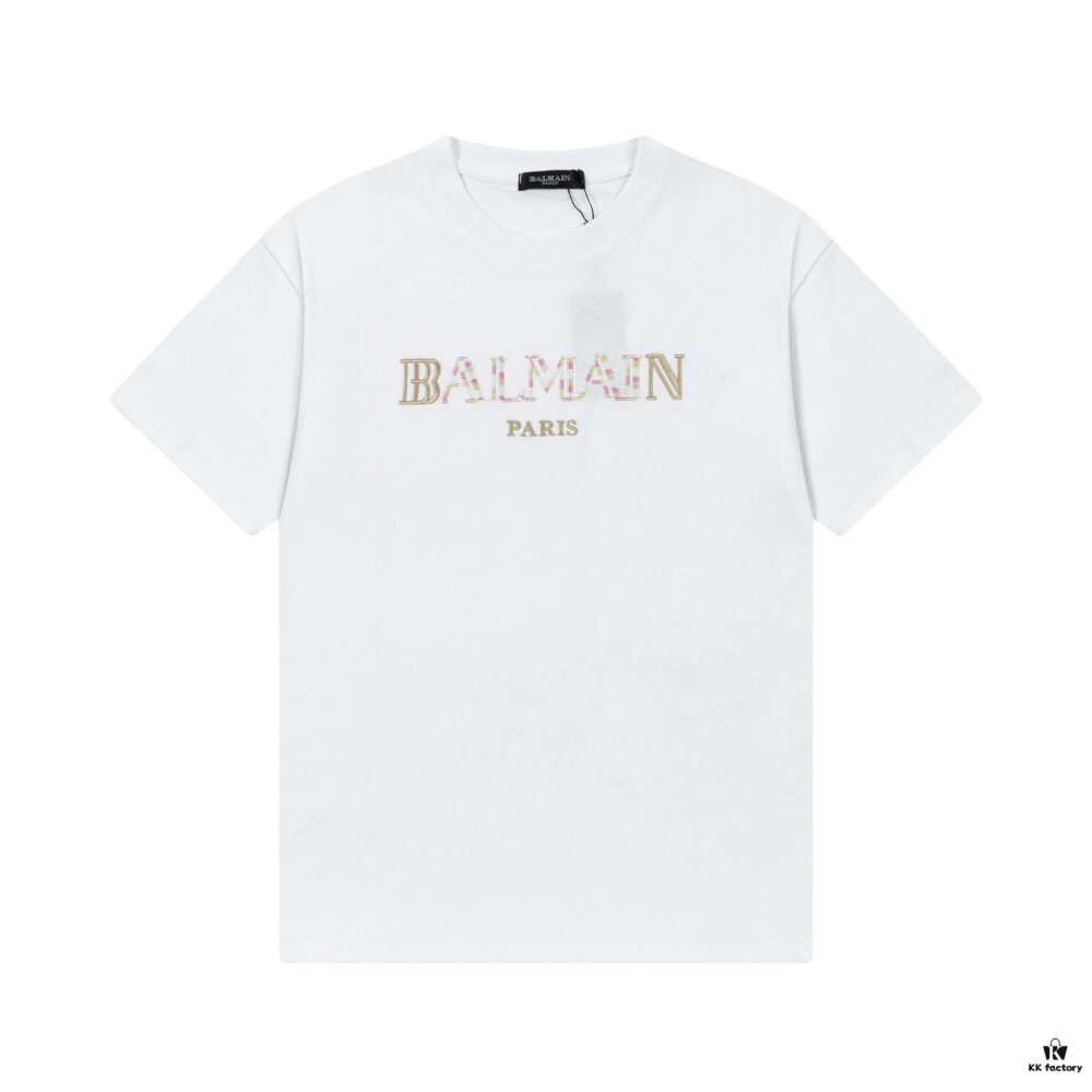 6931a4f5ccd8ab3d7af99499 BALMAIN∽2025 Spring-Summer New Collection T-Shirt, 250g Pure Cotton Fabric, Thousands of Embroidery Stitches, Stylish and Handsome Design, Comfortable Material, Precise Craftsmanship, Neat Stitching, Excellent Fit