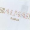 6931a4f5ccd8ab3d7af9949d BALMAIN∽2025 Spring-Summer New Collection T-Shirt, 250g Pure Cotton Fabric, Thousands of Embroidery Stitches, Stylish and Handsome Design, Comfortable Material, Precise Craftsmanship, Neat Stitching, Excellent Fit