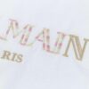 6931a4f5ccd8ab3d7af9949e BALMAIN∽2025 Spring-Summer New Collection T-Shirt, 250g Pure Cotton Fabric, Thousands of Embroidery Stitches, Stylish and Handsome Design, Comfortable Material, Precise Craftsmanship, Neat Stitching, Excellent Fit