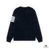 6931a4f7ccd8ab3d7af994c1 Thom Browne Classic TB Four-Stripe Crew Neck Knit Casual Sweater Top