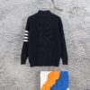 6931a4f8ccd8ab3d7af994ca THOM BROWNE Tom TB Classic Four-Bar Stripe Knit Jacket Unisex Style
