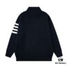 THOM BROWNE Tom TB Classic Four-Striped Knit Jacket for Couples