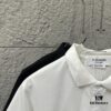 TB*Tom* Short Sleeve Polo 2025 Spring Summer New Arrival Minimalist Letter Embroidery Beaded Fabric Unisex Short Sleeve Polo Collar