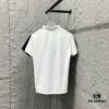 TB*Tom* Short Sleeve Polo 2025 Spring Summer New Arrival Minimalist Letter Embroidery Beaded Fabric Unisex Short Sleeve Polo Collar