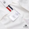 6931a4feccd8ab3d7af99539 THOM BROWNE TB Red Stripe Woven Crew Neck Short Sleeve T-Shirt