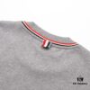 6931a4ffccd8ab3d7af99549 THOM BROWNE TB Red Stripe Woven Crew Neck Short Sleeve T-Shirt
