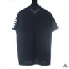 6931a503ccd8ab3d7af99598 Thom Browne TB Striped Sleeve Woven Short-Sleeve Polo Shirt in Navy Blue