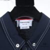 6931a505ccd8ab3d7af995ae Thom Browne TB 25 New Arrival Short-Sleeve Polo Shirt with Color-Contrast Topstitching