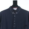 6931a505ccd8ab3d7af995af Thom Browne TB 25 New Arrival Short-Sleeve Polo Shirt with Color-Contrast Topstitching