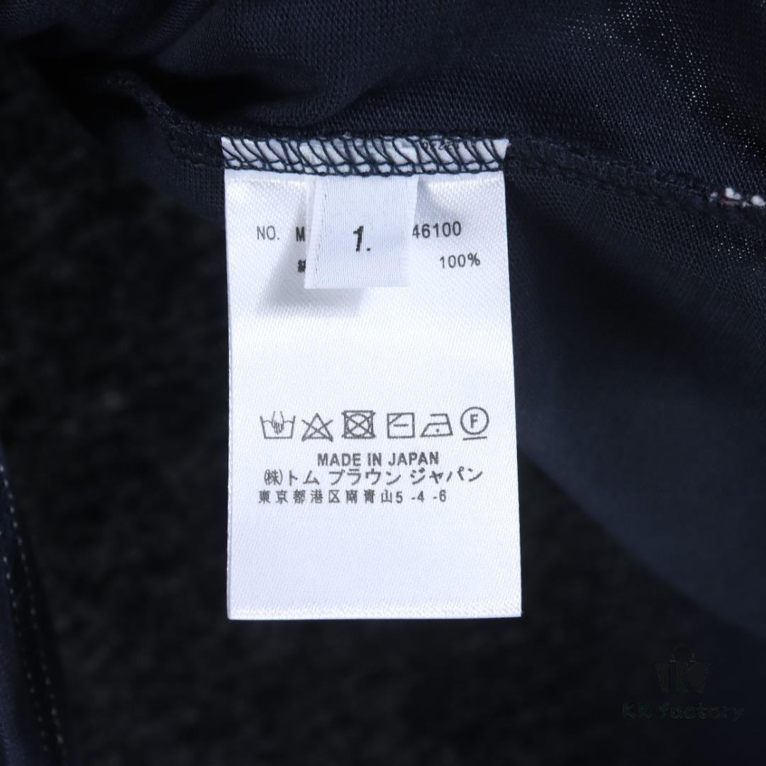 6931a505ccd8ab3d7af995b4 Thom Browne TB 25 New Arrival Short-Sleeve Polo Shirt with Color-Contrast Topstitching