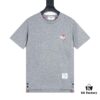 6931a510ccd8ab3d7af995c6 THOM BROWNE 24SS TB Dog Embroidered Short Sleeve T-Shirt