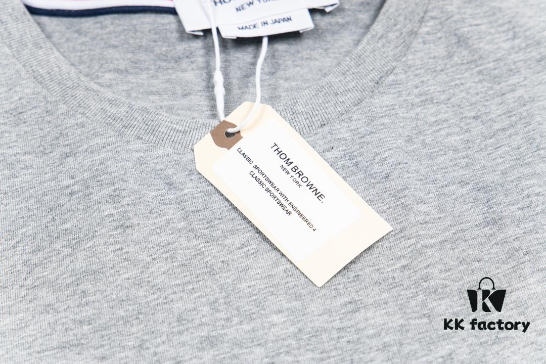 6931a510ccd8ab3d7af995c9 THOM BROWNE 24SS TB Dog Embroidered Short Sleeve T-Shirt