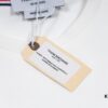 6931a511ccd8ab3d7af995d6 THOM BROWNE 24SS TB Dog Embroidered Short Sleeve T-Shirt Inspired by 1980s Retro Style