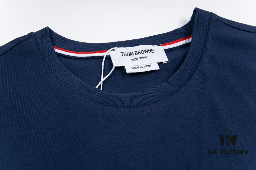 6931a511ccd8ab3d7af995e5 THOM BROWNE 24SS TB Solid Color Webbing Short Sleeve
