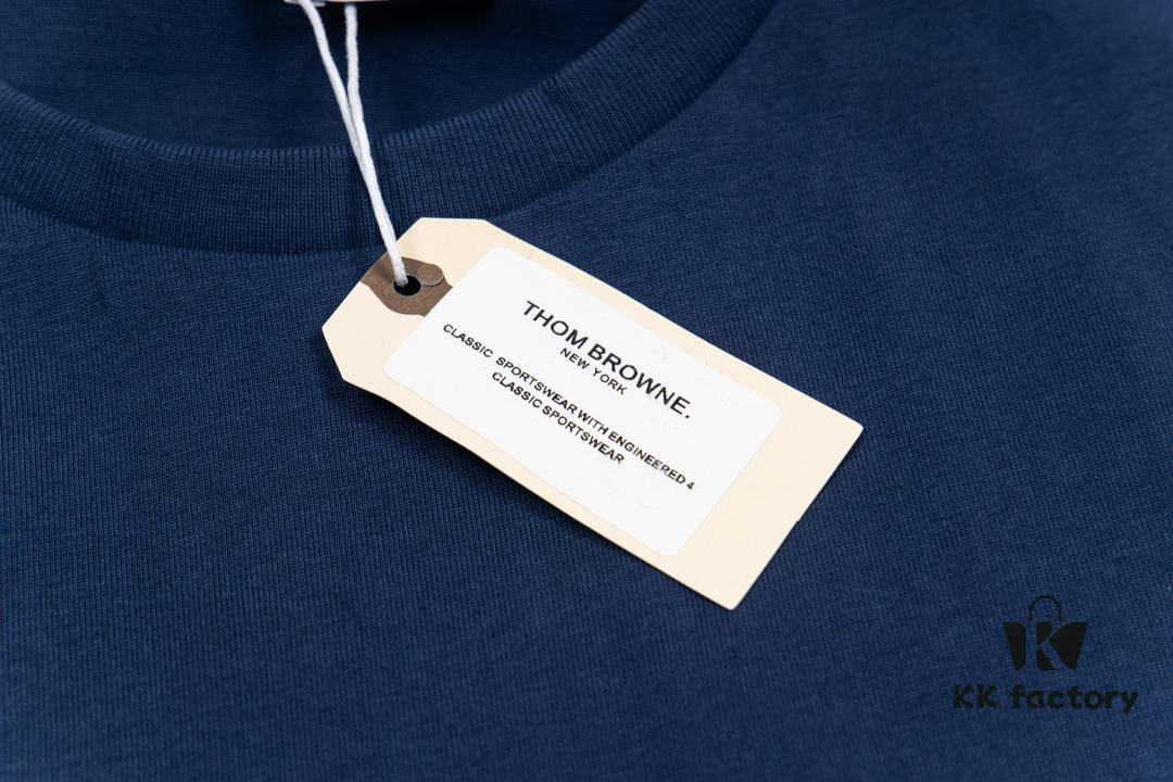 6931a512ccd8ab3d7af995e6 THOM BROWNE 24SS TB Solid Color Webbing Short Sleeve