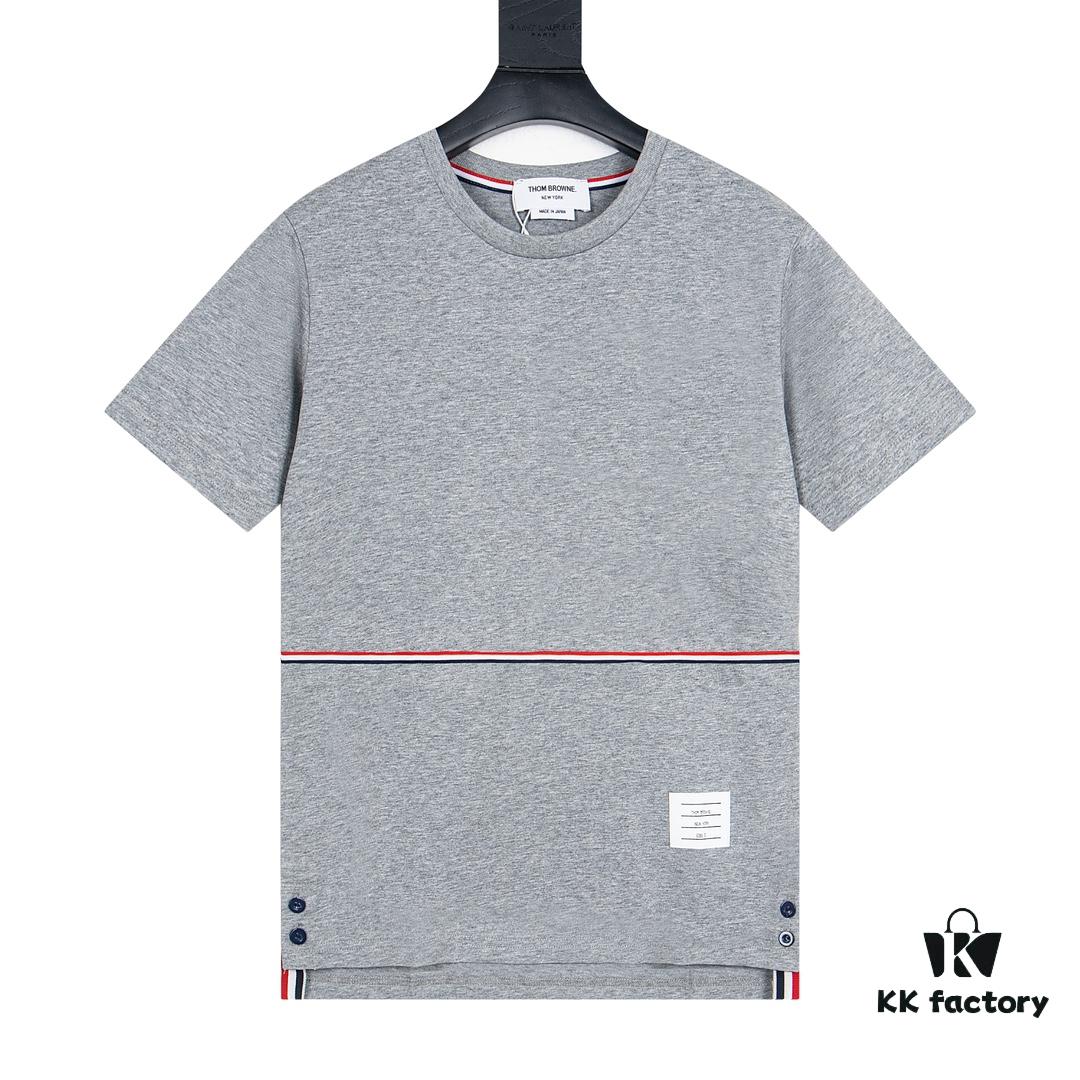 6931a513ccd8ab3d7af995fa THOM BROWNE 24SS TB Solid Color Webbing Short Sleeve