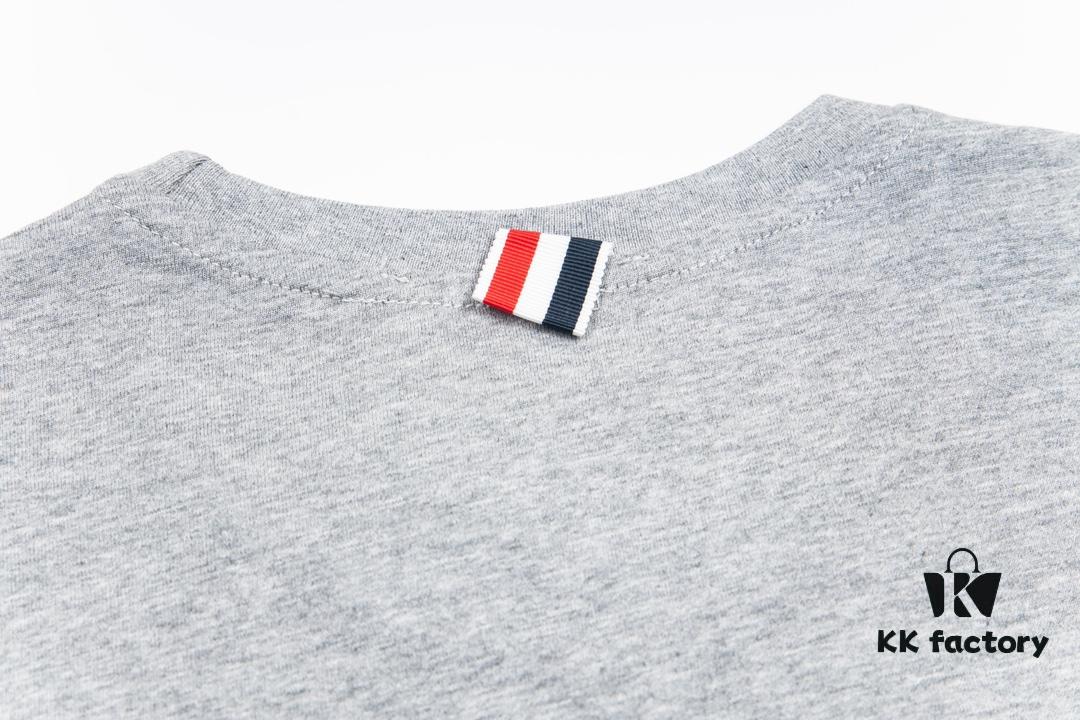 6931a513ccd8ab3d7af995fd THOM BROWNE 24SS TB Solid Color Webbing Short Sleeve