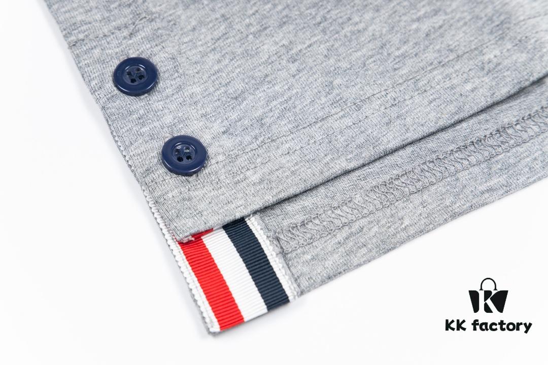 6931a513ccd8ab3d7af99602 THOM BROWNE 24SS TB Solid Color Webbing Short Sleeve