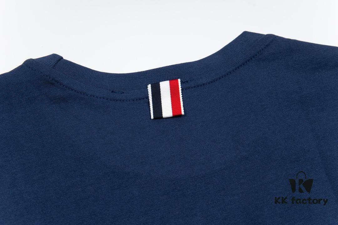 6931a515ccd8ab3d7af99627 Thom Browne Lobster Print Short Sleeve T-Shirt Summer 2023 New Arrival